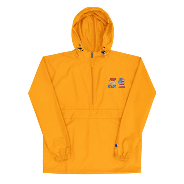 FOUR MORE YEARS Trump Embroidered Champion Packable Jacket - Image 4